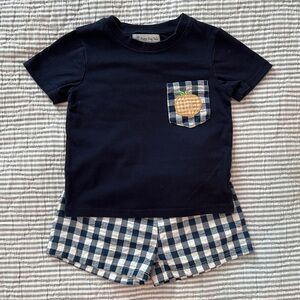 Fall pumpkin matching set, 2T